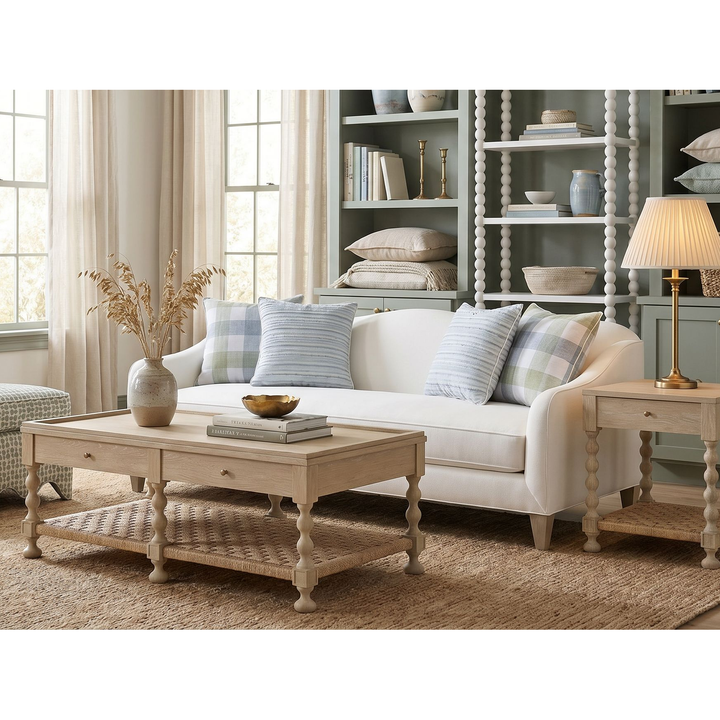 Haven Rectangular Cocktail Table — Sun Oak
