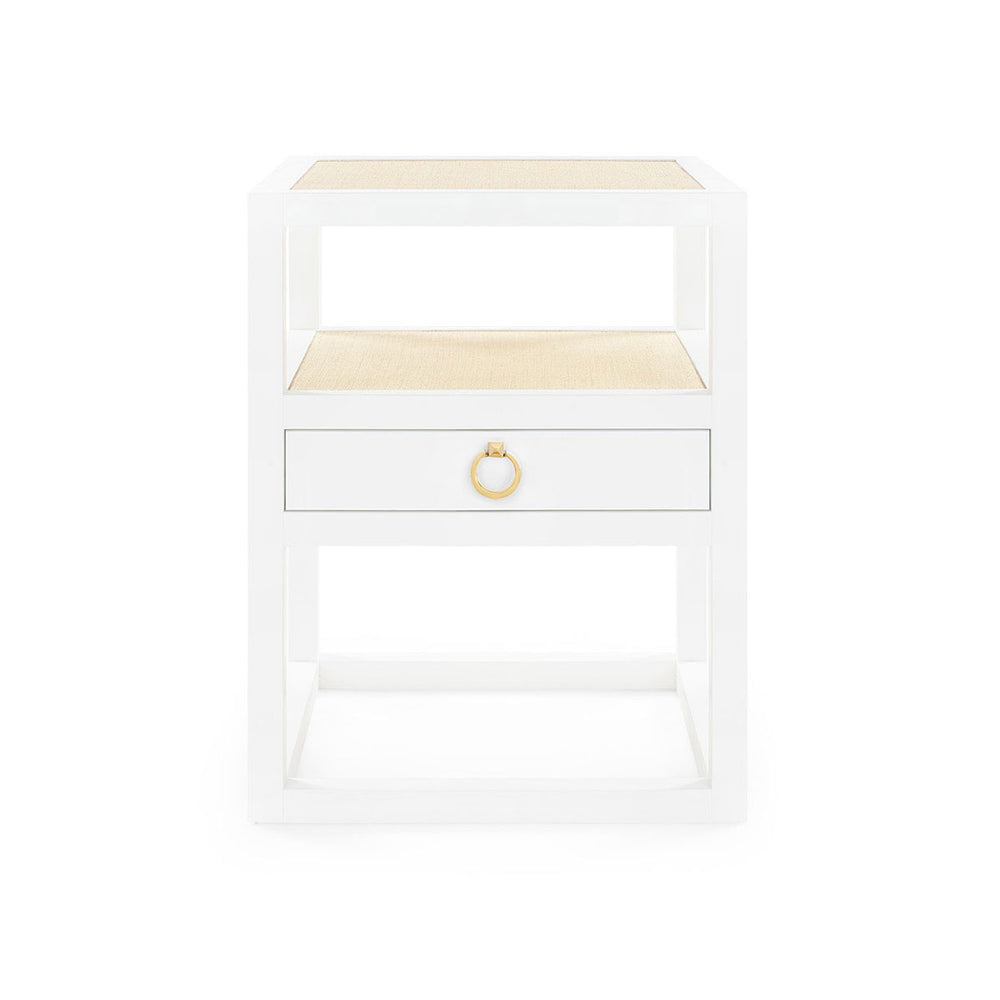 Polo 1-Drawer Side Table, Vanilla