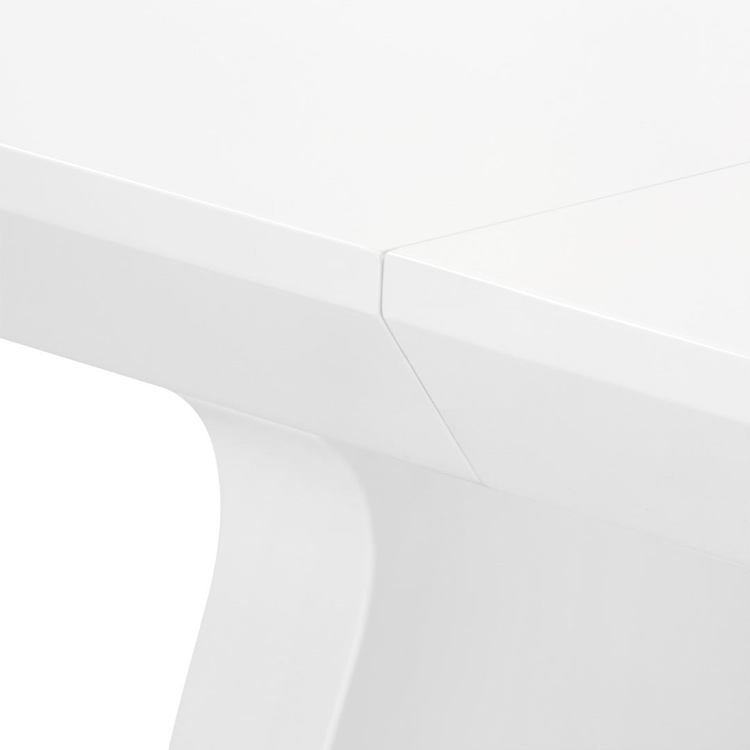 Porto Dining Table, White Pearl