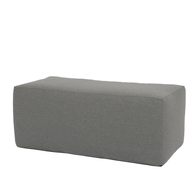 48" Rectangular Outdoor Ottoman-Sunset West-SUNSET-POUF-CO2448-A-Stools & OttomansA-1-France and Son