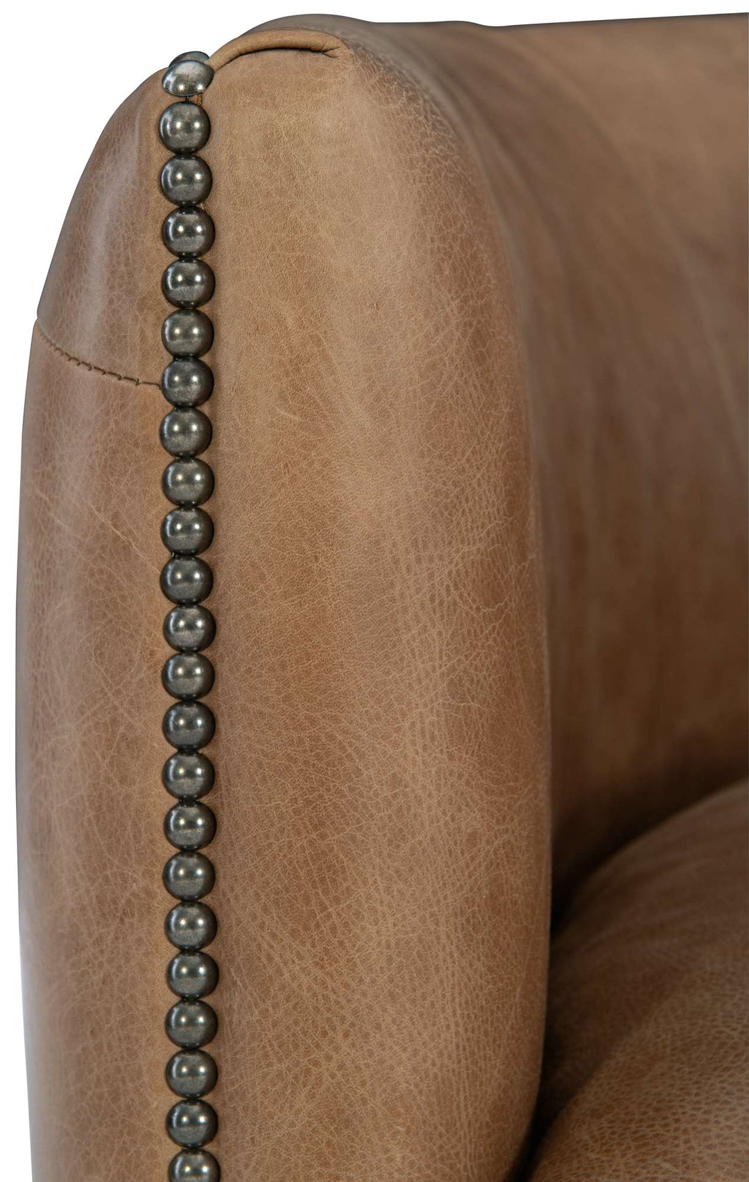 Palazzo Brown Leather Swivel Chair
