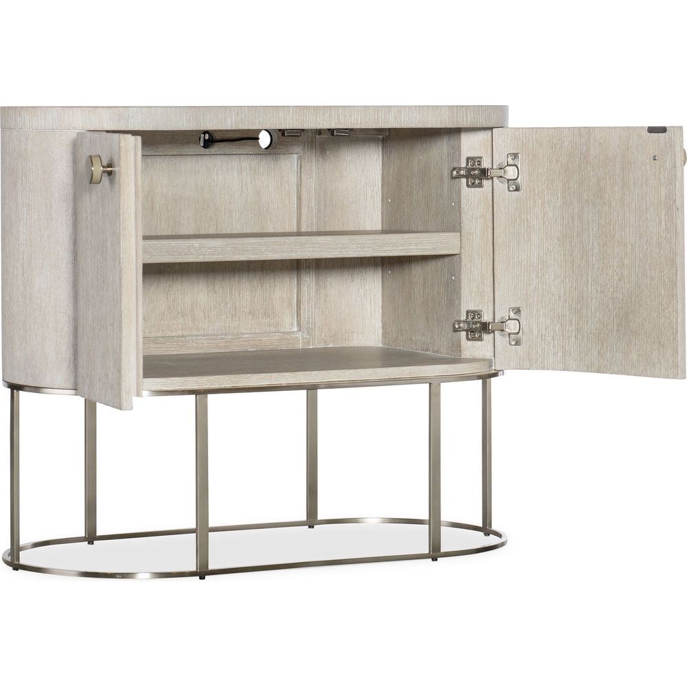 Modern Mood Oval Nightstand - Light Wood