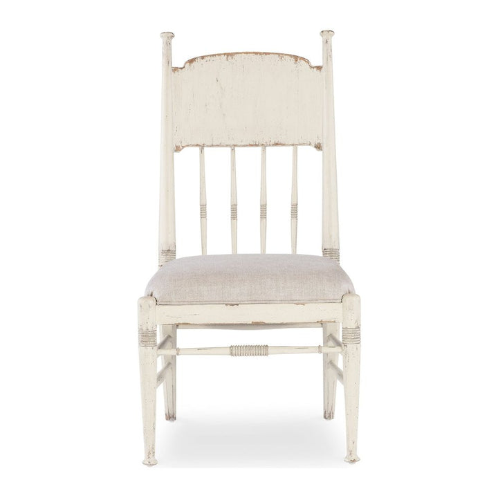 Dining Chairs Heritage Upholstered Seat Side Chair - Whites