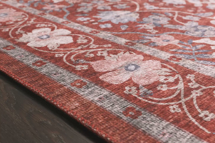 Rifle Paper Co. x Loloi Palais Crimson 2'-3" x 3'-9" Accent Rug