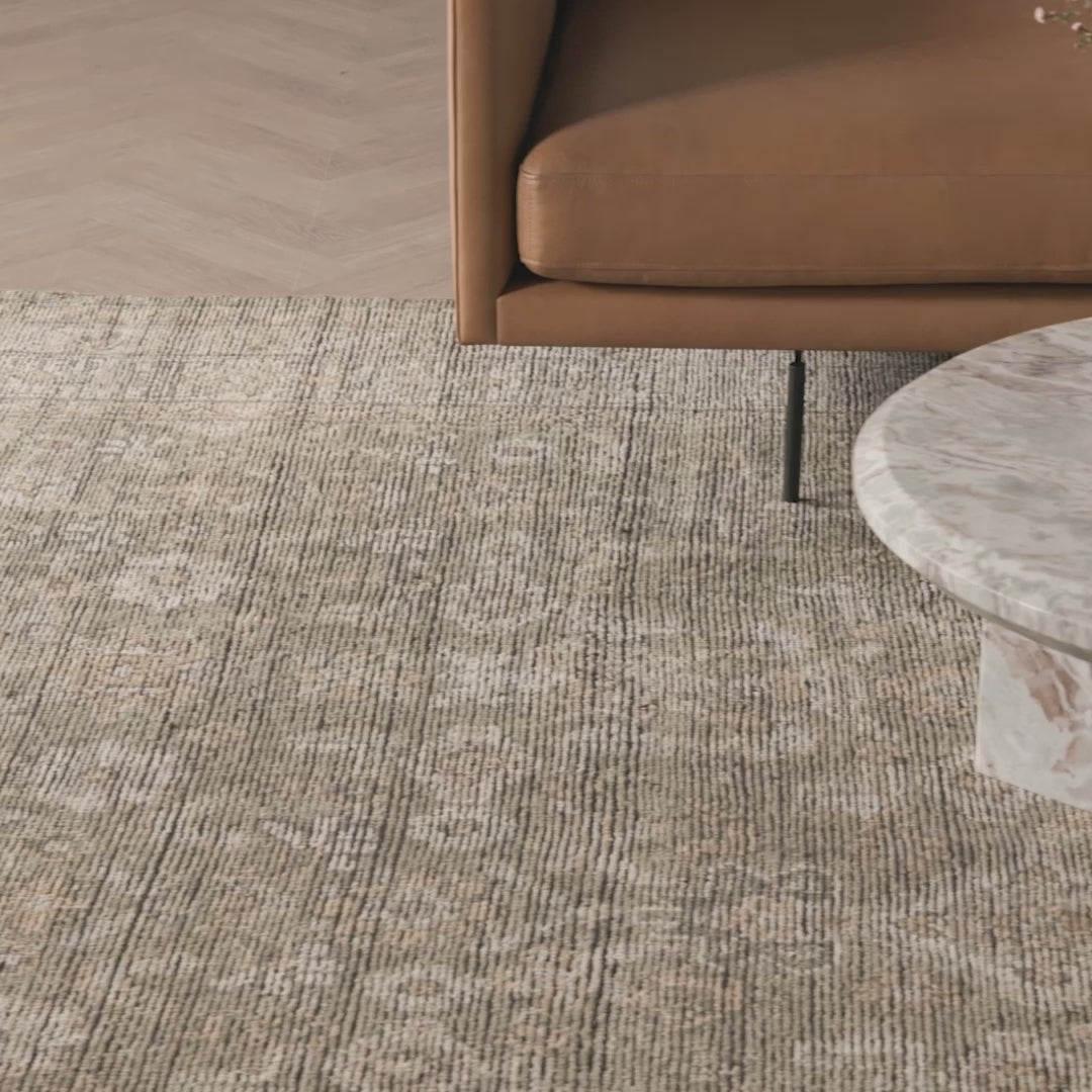 Alabaster Nesting Coffee Table - Creamy Taupe Marble Solid - Taupe