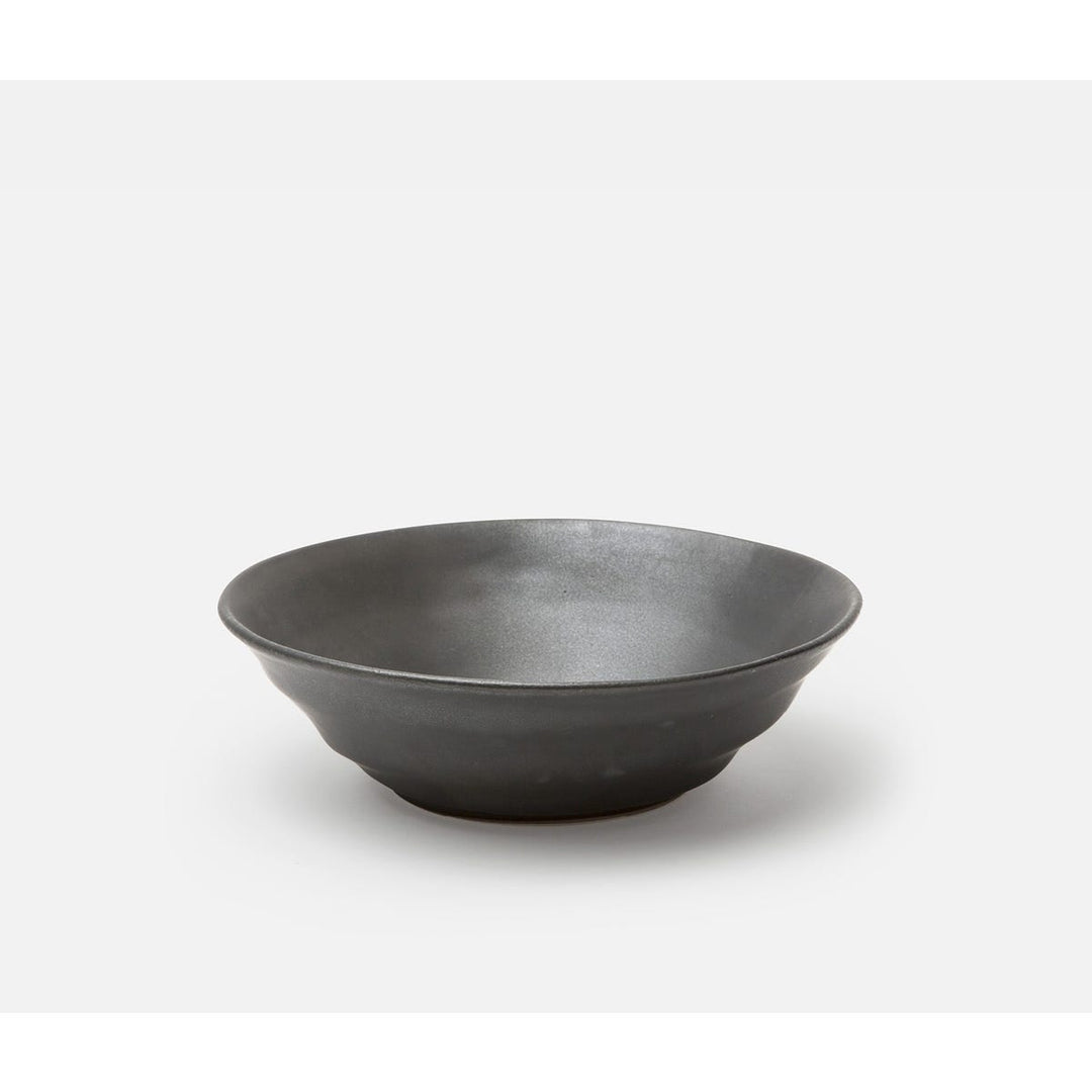 Marcus Black Glaze Tapered Serving Bowl Stoneware Small Pack/2