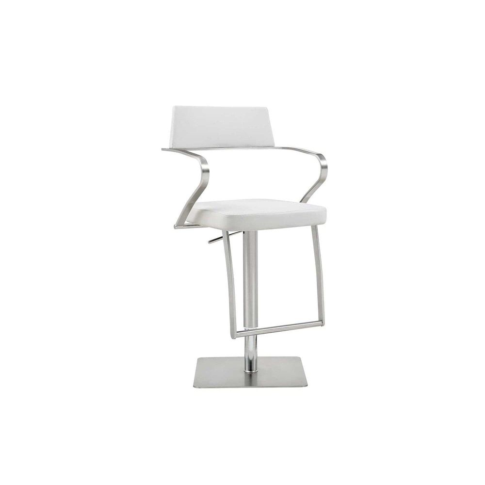 Zuri Barstool-Whiteline Modern Living-WHITELINE-BS1621P-TAU-Bar StoolsTaupe-4-France and Son