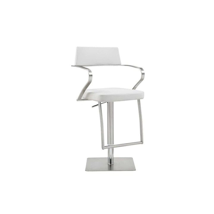 Zuri Barstool-Whiteline Modern Living-WHITELINE-BS1621P-TAU-Bar StoolsTaupe-4-France and Son