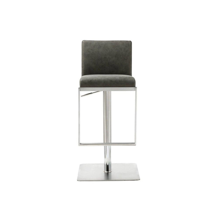 Clay Barstool-Whiteline Modern Living-WHITELINE-BS1622P-GRY-2-Bar StoolsGrey-5-France and Son