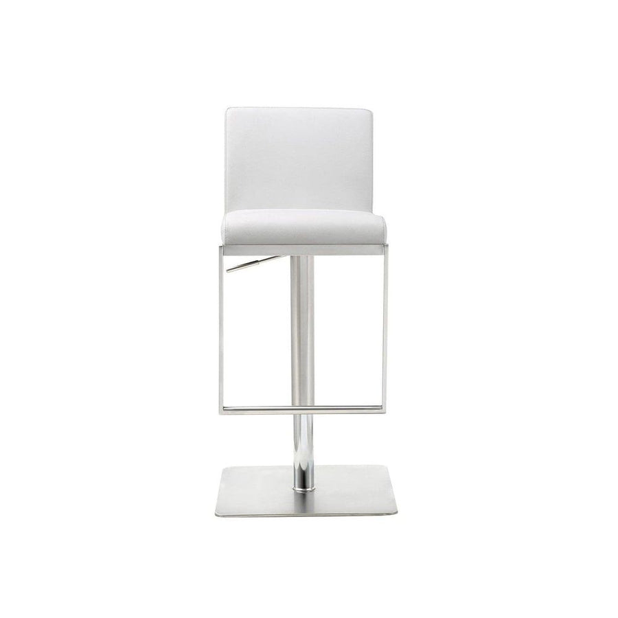 Clay Barstool-Whiteline Modern Living-WHITELINE-BS1622P-WHT-Bar StoolsWhite-8-France and Son