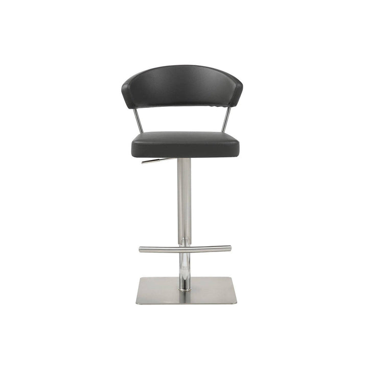 Maureen Barstool-Whiteline Modern Living-WHITELINE-BS1623P-DGRY-1-Bar StoolsDark Grey-3-France and Son