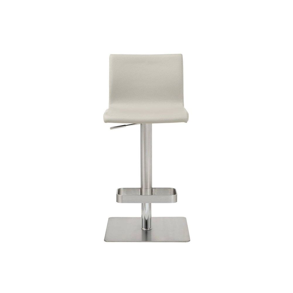 Watson Barstool-Whiteline Modern Living-WHITELINE-BS1626P-LGRY-Bar StoolsLight Grey-1-France and Son