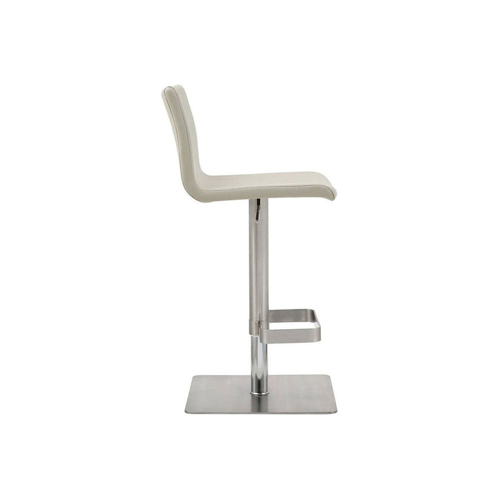 Watson Barstool-Whiteline Modern Living-WHITELINE-BS1626P-LGRY-Bar StoolsLight Grey-2-France and Son
