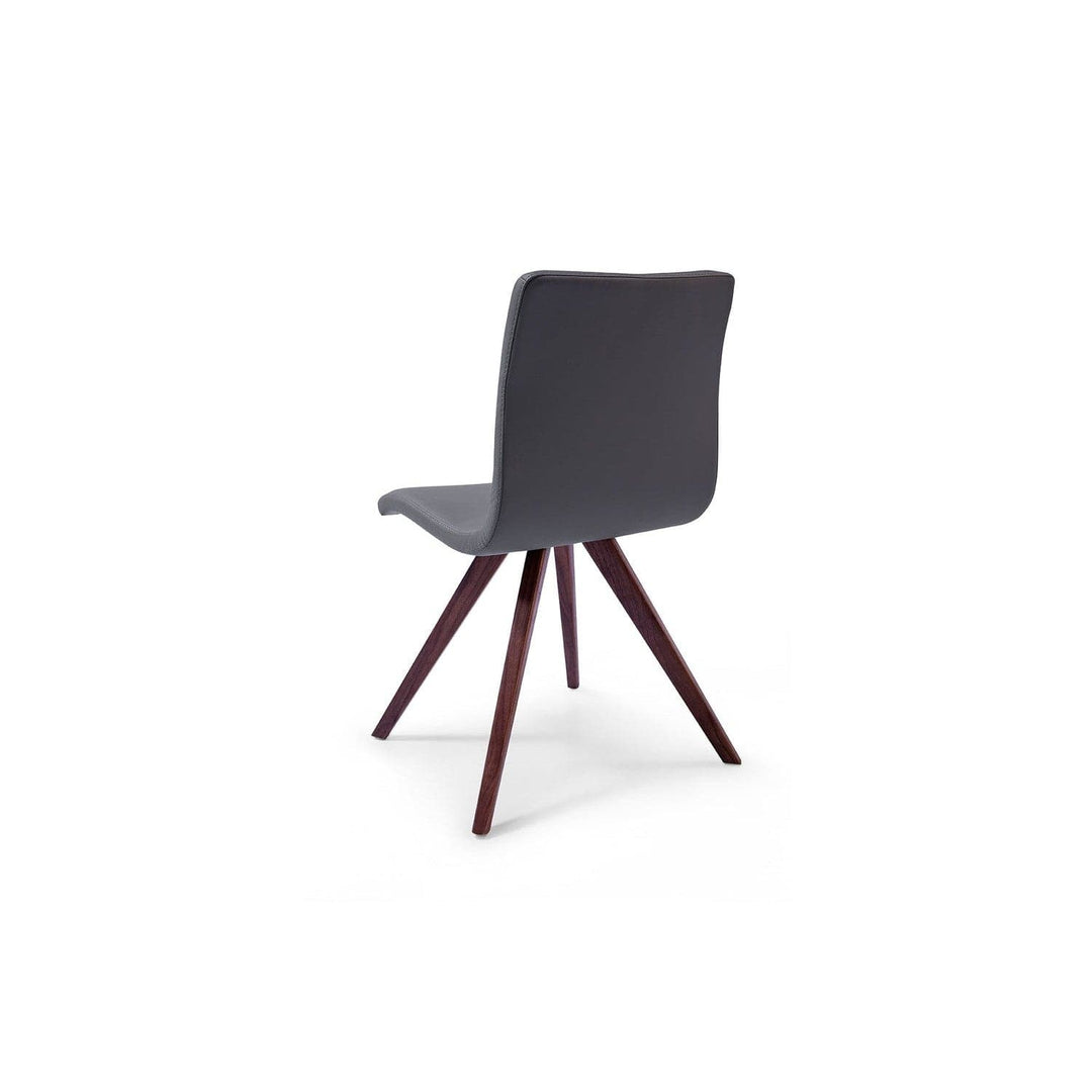 Olga Dining Chair-Whiteline Modern Living-WHITELINE-DC1243P-BLK-Dining ChairsBlack-3-France and Son