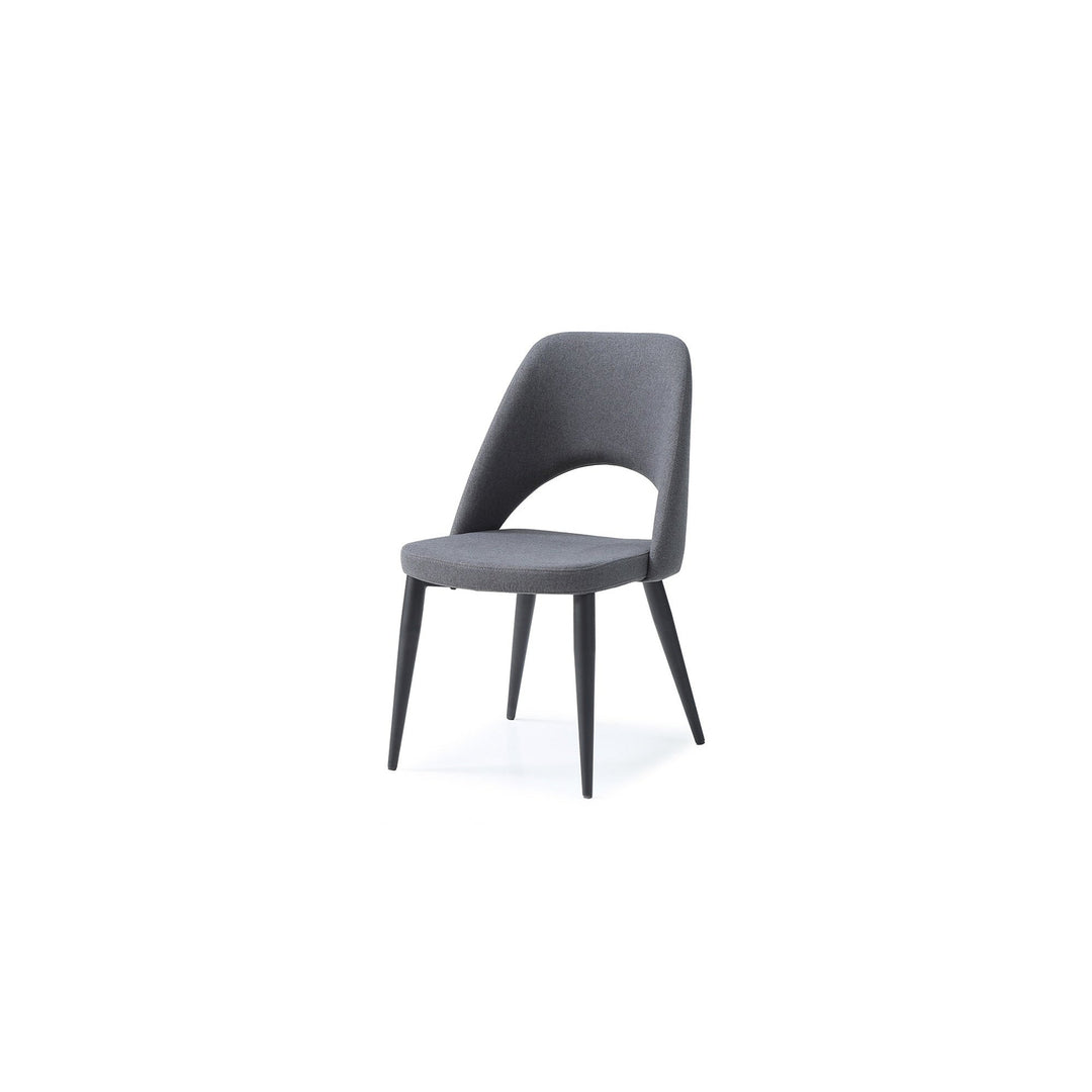 Audrey Dining Chair-Whiteline Modern Living-WHITELINE-DC1473-NVY-Dining Chairs-1-France and Son