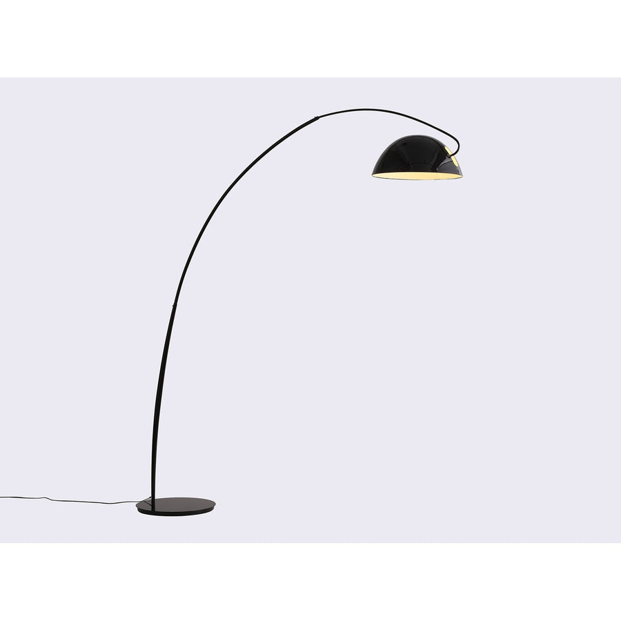 Calvin Floor Lamp-Whiteline Modern Living-WHITELINE-FL1490-BLK-Floor LampsBlack-1-France and Son