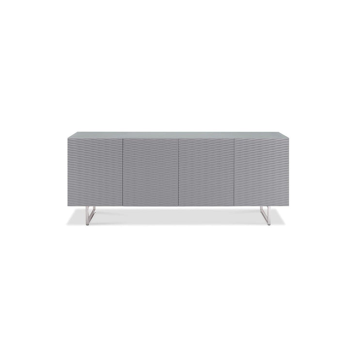 Wally Buffet-Whiteline Modern Living-WHITELINE-SB1179-GRY-Sideboards & CredenzasGray-1-France and Son