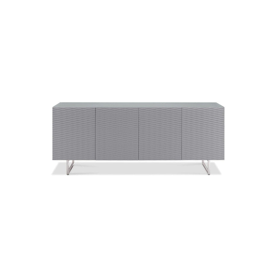 Wally Buffet-Whiteline Modern Living-WHITELINE-SB1179-GRY-Sideboards & CredenzasGray-1-France and Son