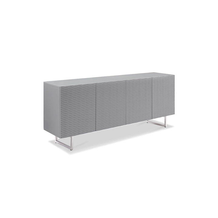 Wally Buffet-Whiteline Modern Living-WHITELINE-SB1179-GRY-Sideboards & CredenzasGray-3-France and Son