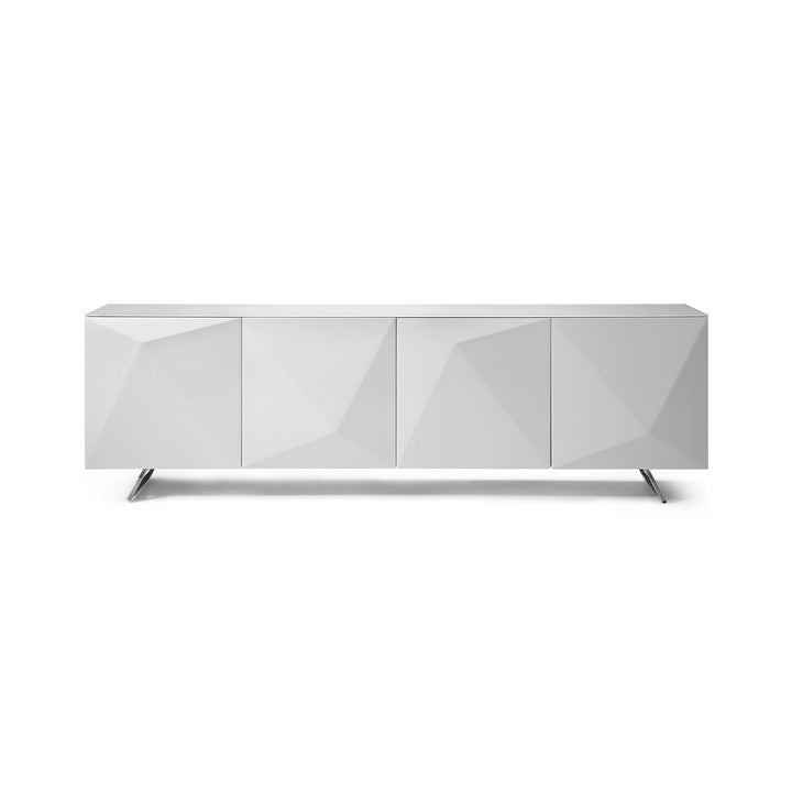 Samantha Buffet-Whiteline Modern Living-WHITELINE-SB1193-WHT-Sideboards & CredenzasWhite-5-France and Son