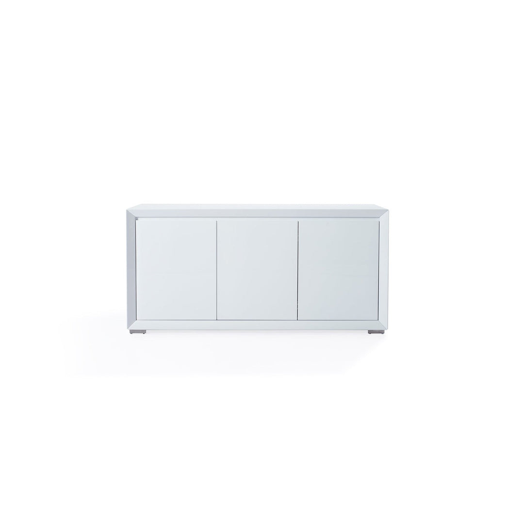 Norbury Buffet-Whiteline Modern Living-WHITELINE-SB1613-WHT-Sideboards & Credenzas-2-France and Son