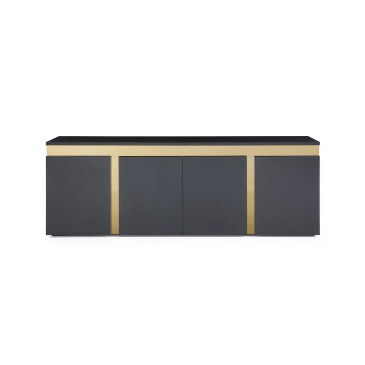 Sumo Buffet-Whiteline Modern Living-WHITELINE-SB1658-BLK-Sideboards & Credenzas-3-France and Son