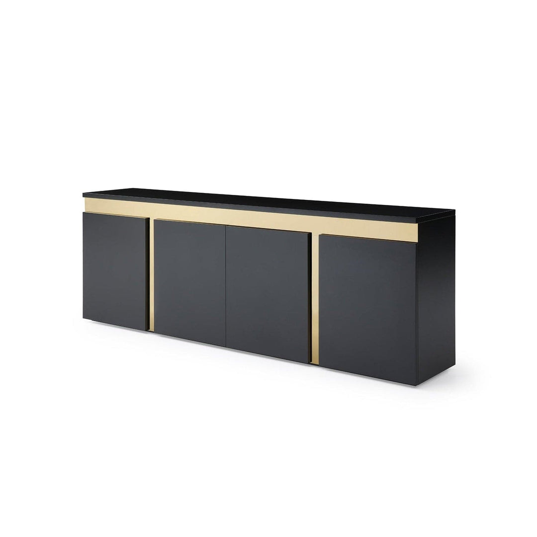 Sumo Buffet-Whiteline Modern Living-WHITELINE-SB1658-BLK-Sideboards & Credenzas-1-France and Son