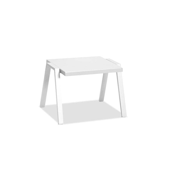 Rio Outdoor Side Table-Whiteline Modern Living-WHITELINE-ST1593-WHT-Outdoor Side TablesWhite-3-France and Son
