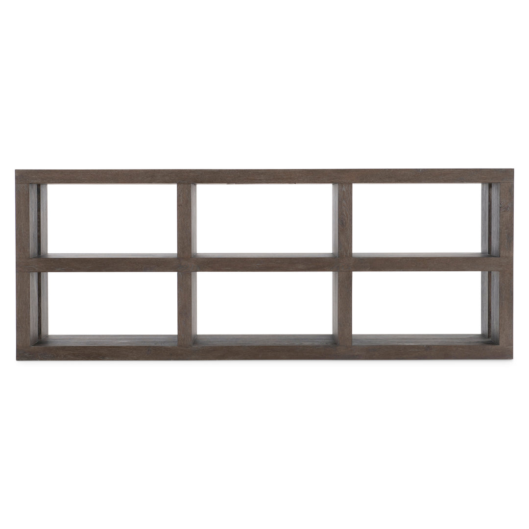 Outline Console Table with Shelves