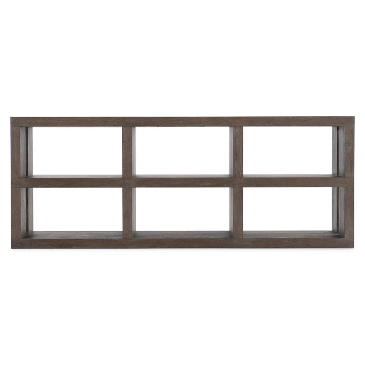 Outline Console Table with Shelves