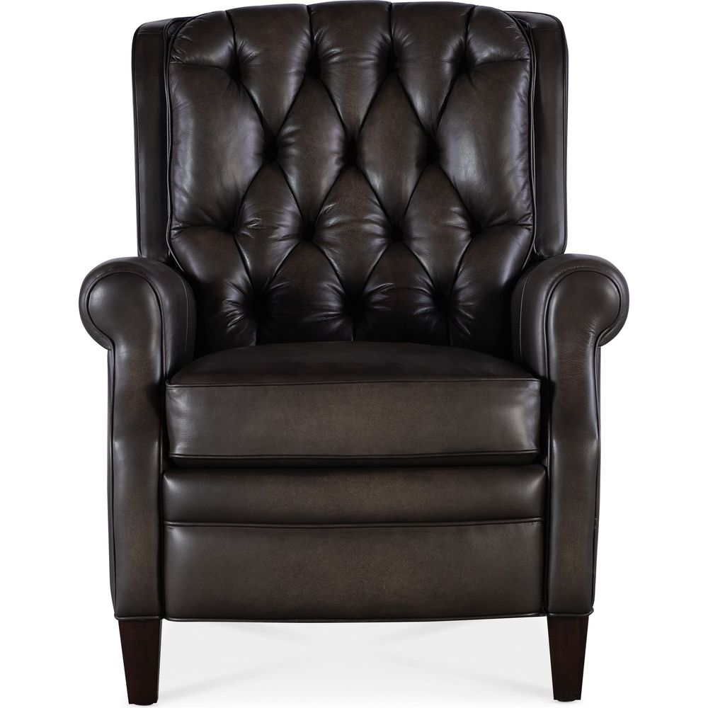 Lounge Chairs: Recliners Palmer Press Back Recliner - Grey