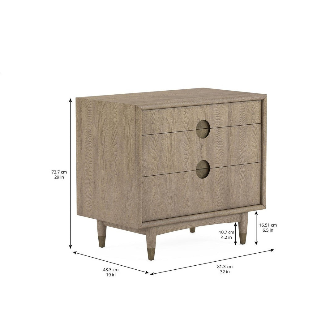 Finn Bedside Chest - Brown