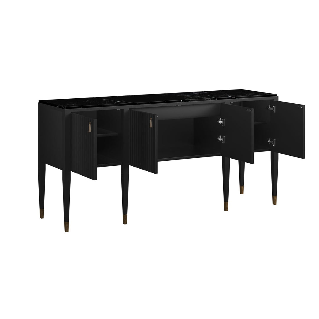 Eave Sideboard — Ink (Ebony Black)