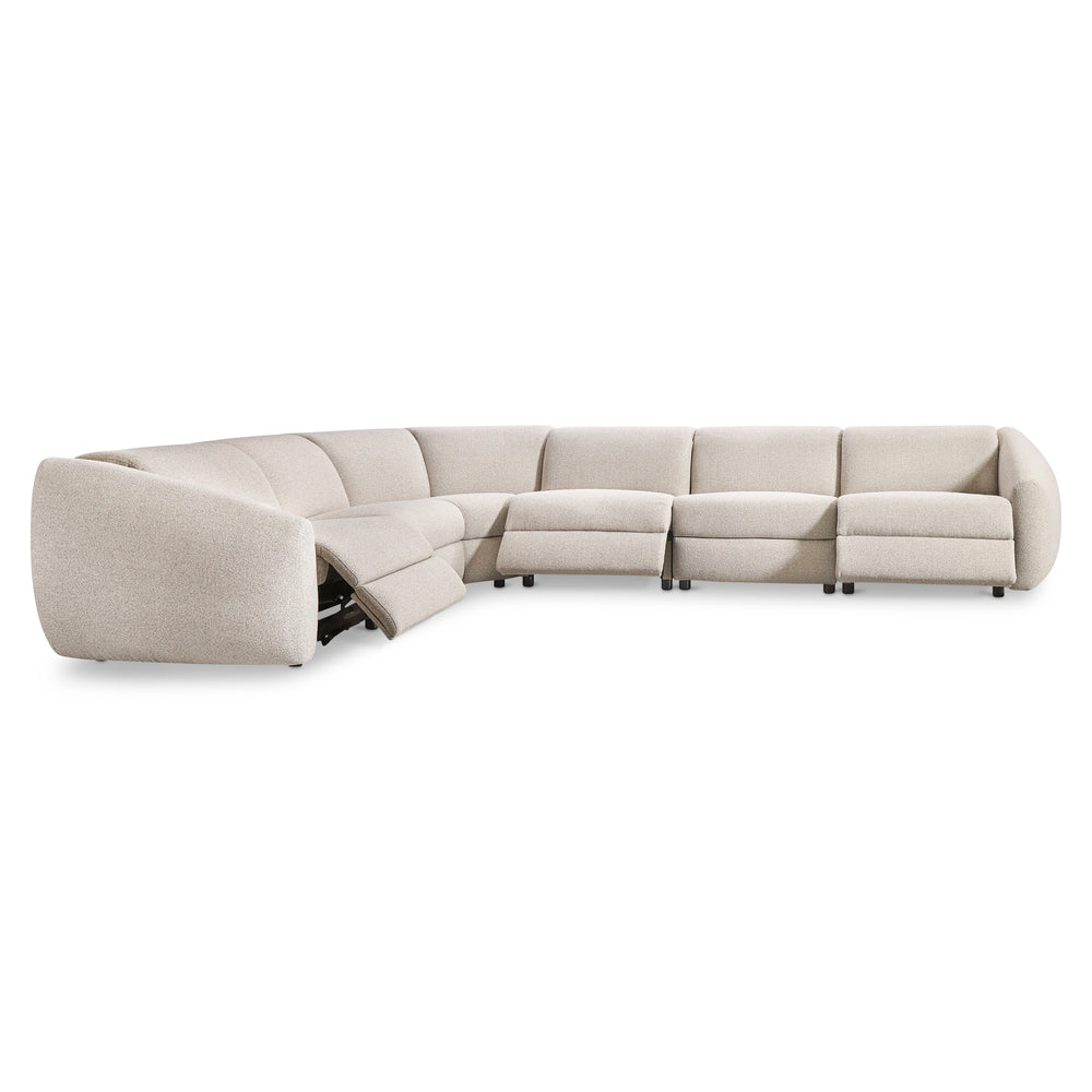 Avignon 6-Piece Fabric Power Motion Sectional Recliner