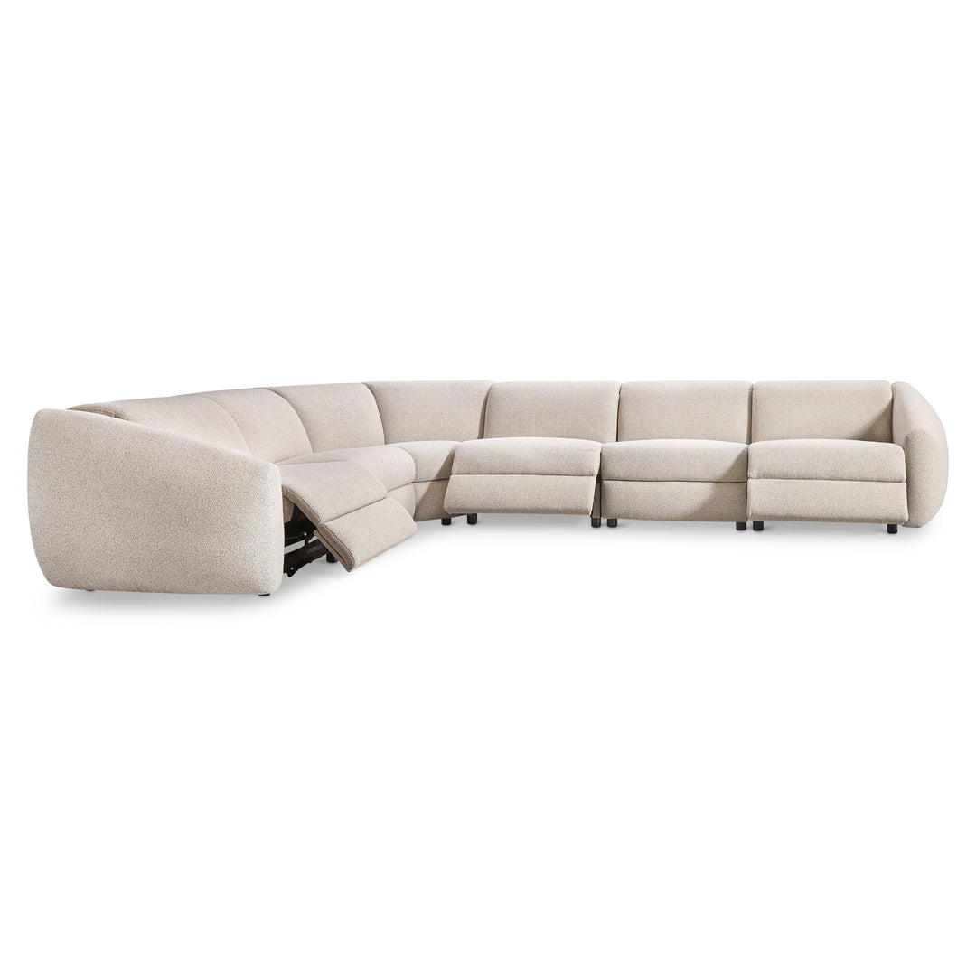 Avignon 6-Piece Fabric Power Motion Sectional Recliner