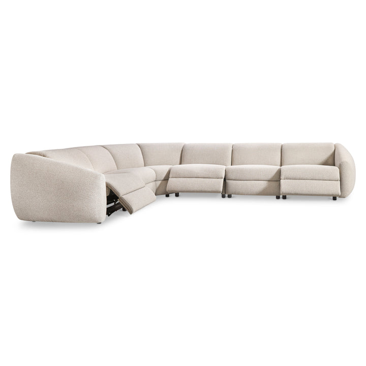 Avignon 6-Piece Fabric Power Motion Sectional Recliner