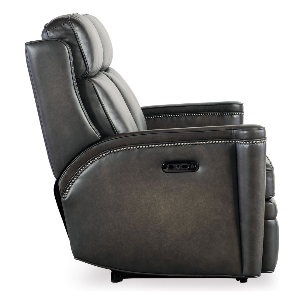 Tennyson Power Loveseat with Power Headrest - Grey