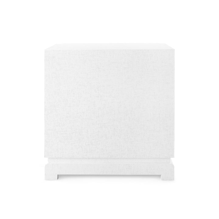 Pavel 3-Drawer Side Table, Chiffon White