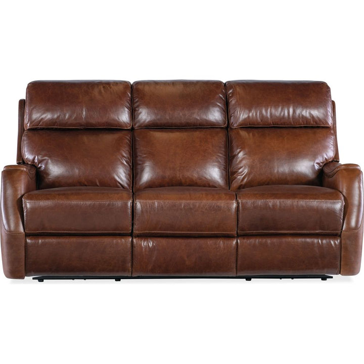 Sofas: Recliners Harlan Zero Gravity Sofa with Power Recline & Power Headrest - Brown