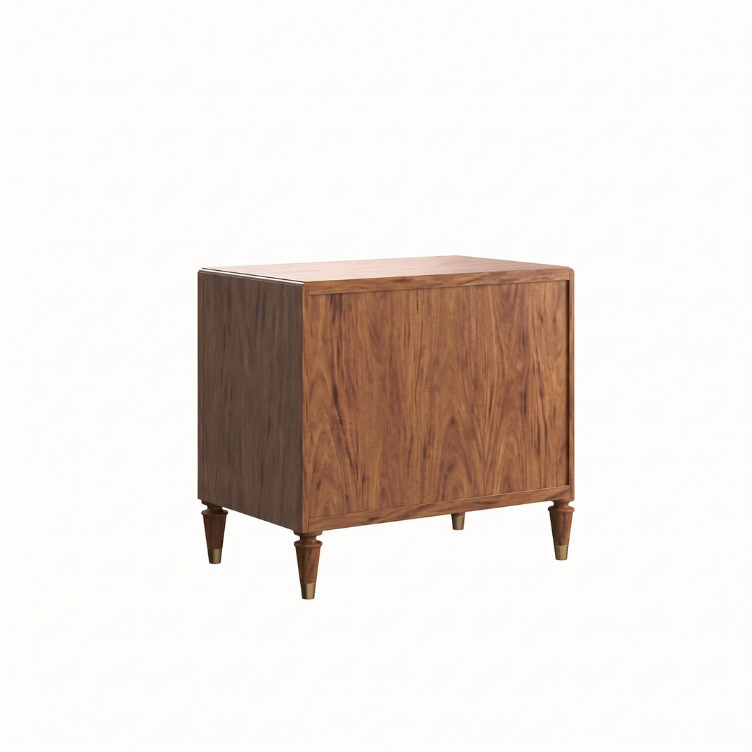 Boulevard Drawer Nightstand — Auburn
