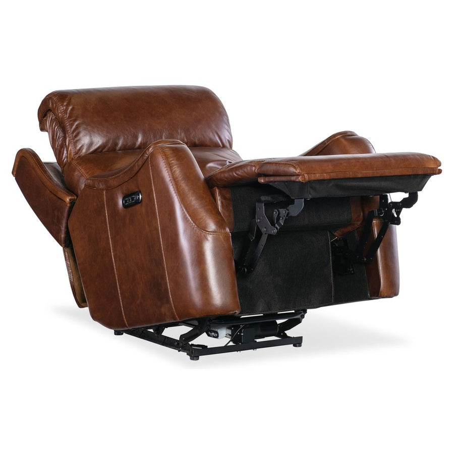Lounge Chairs: Recliners Grayson Zero Gravity Power Recliner with Power Headrest - Brown