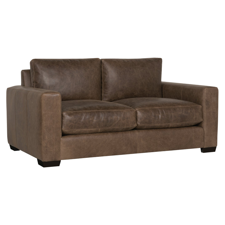 Dawkins Leather Loveseat Sofa