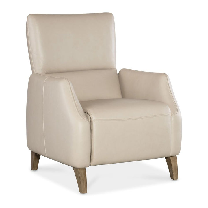 Lounge Chairs: Recliners Mateo Press Back Recliner - Beige