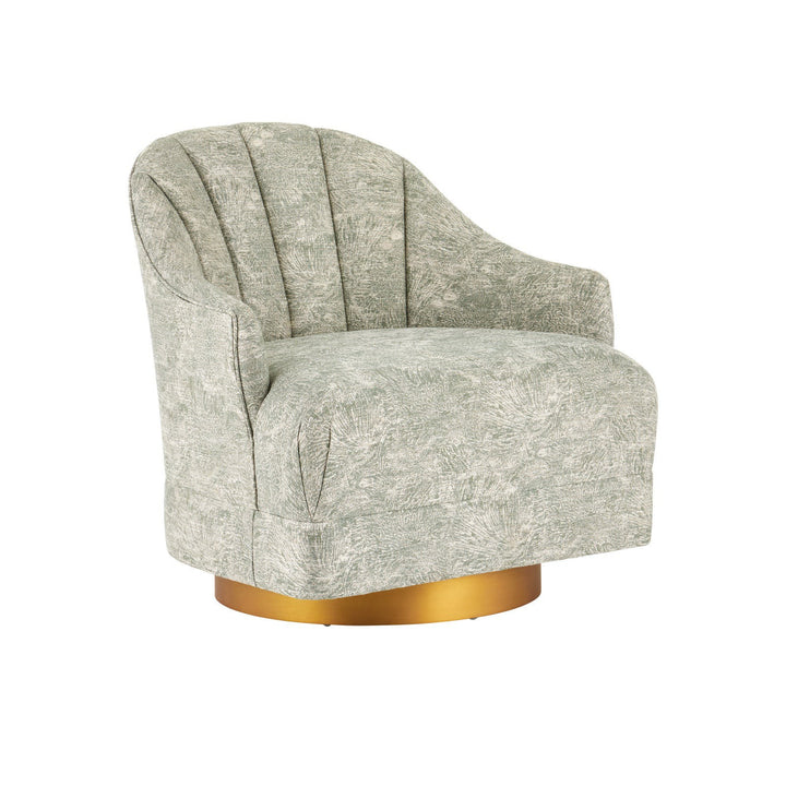 Inga Swivel Chair, Cindaria Celadon