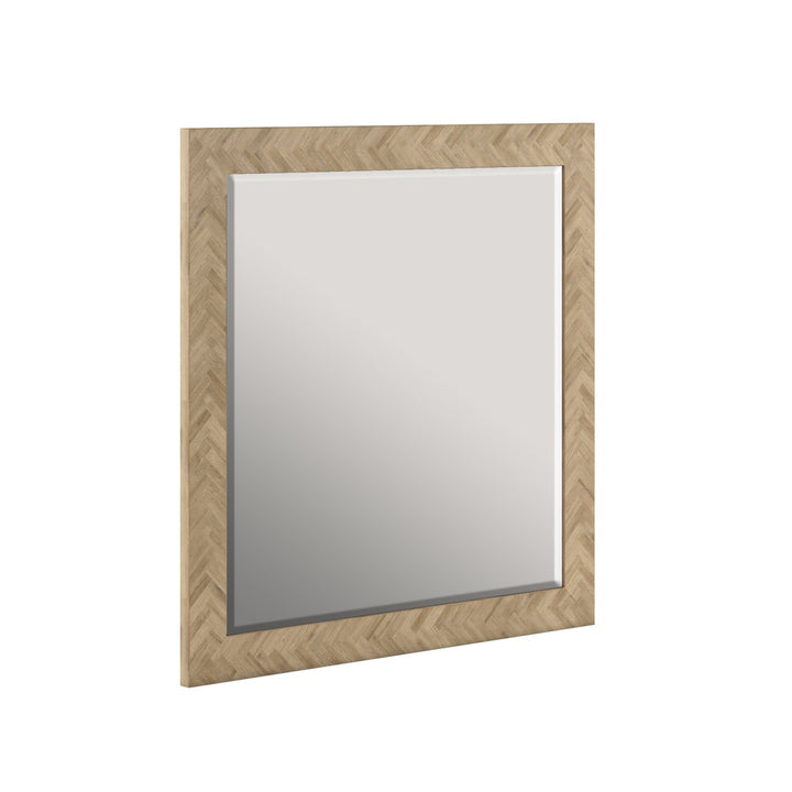 Garrison Square Mirror - Brown