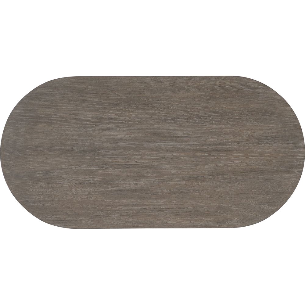 Modern Mood Oval Nightstand - Dark Wood