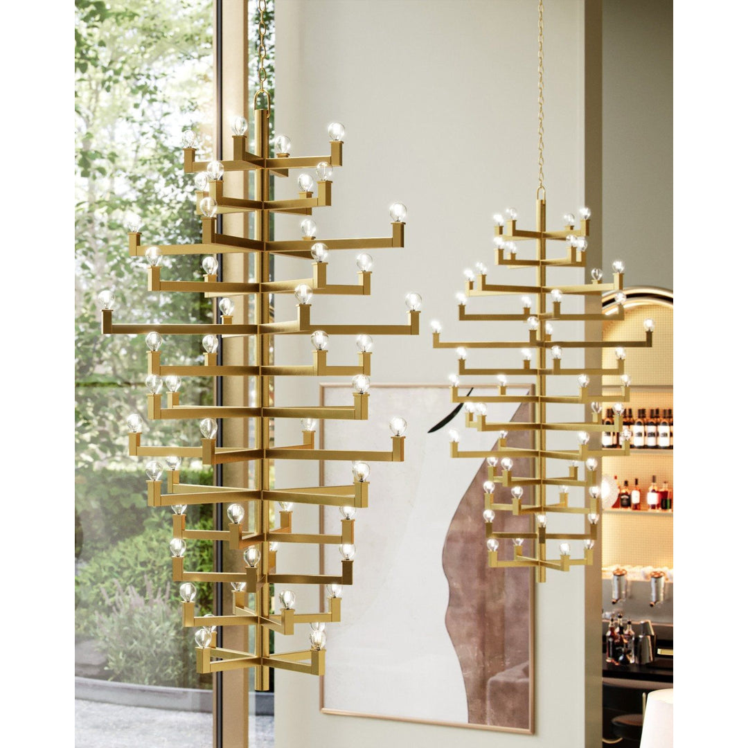 Andre Grande Brass Chandelier