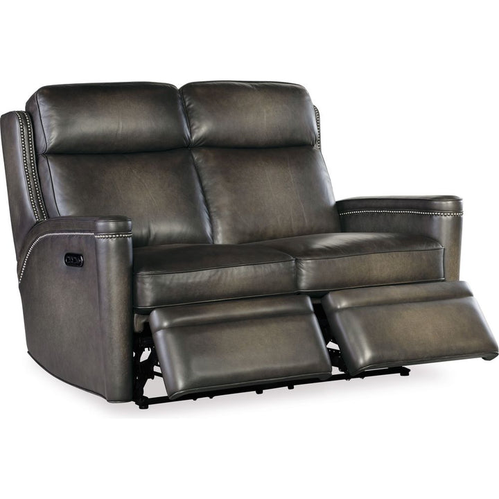 Sofas: Recliners Hamilton Power Loveseat with Power Headrest - Grey
