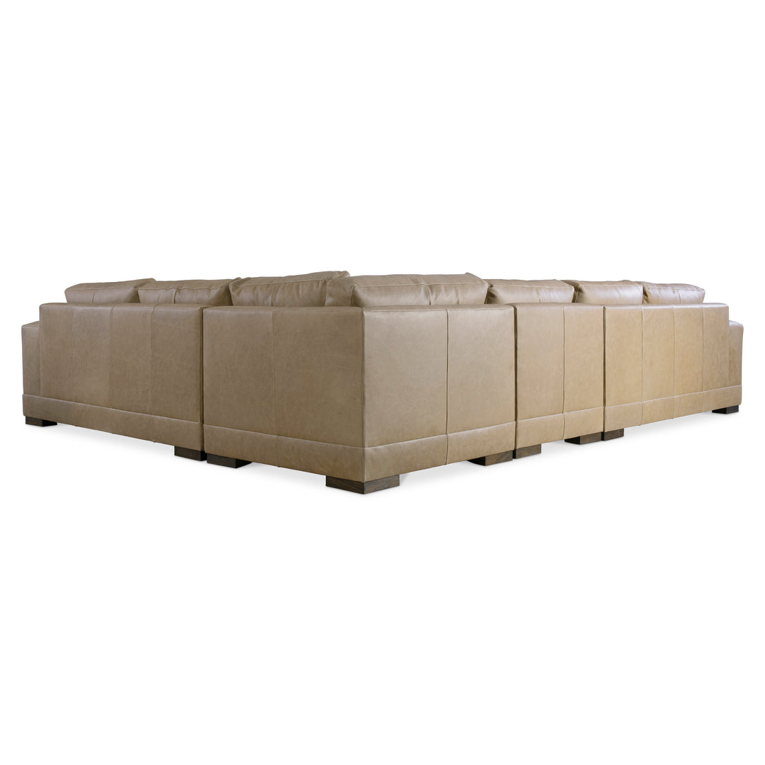 Lars Leather 4-Piece Sectional