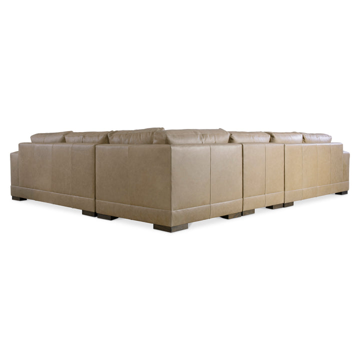 Lars Leather 4-Piece Sectional